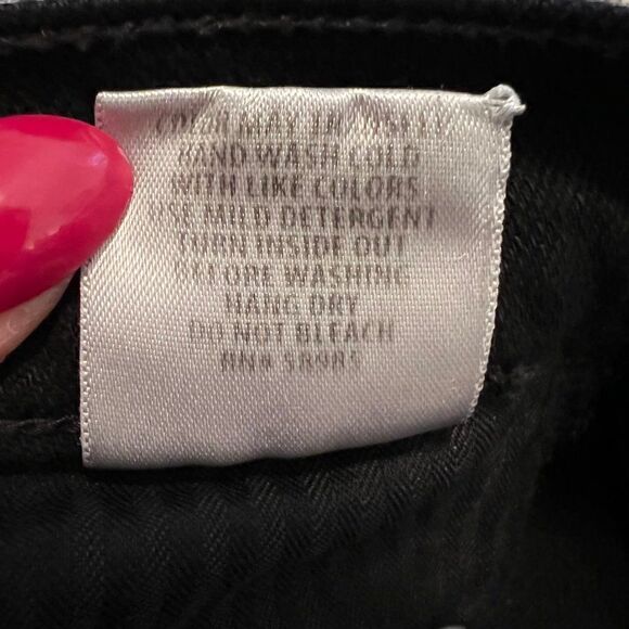 Carmar Denim Black Side Stripe/Zip Skinny Jeans sz 25 - Picture 8 of 8